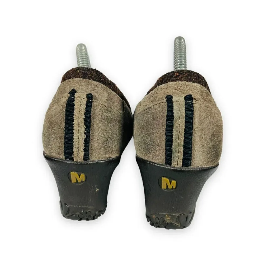 Merrell Tulip Grey Wedge 2-Tone‎ Grey / Brown Women's 6